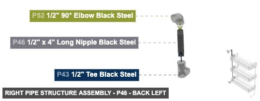 Right Pipe Structure Assembly - Part 1/2