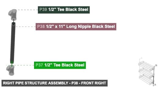 Right Pipe Structure Assembly - Part 1/2