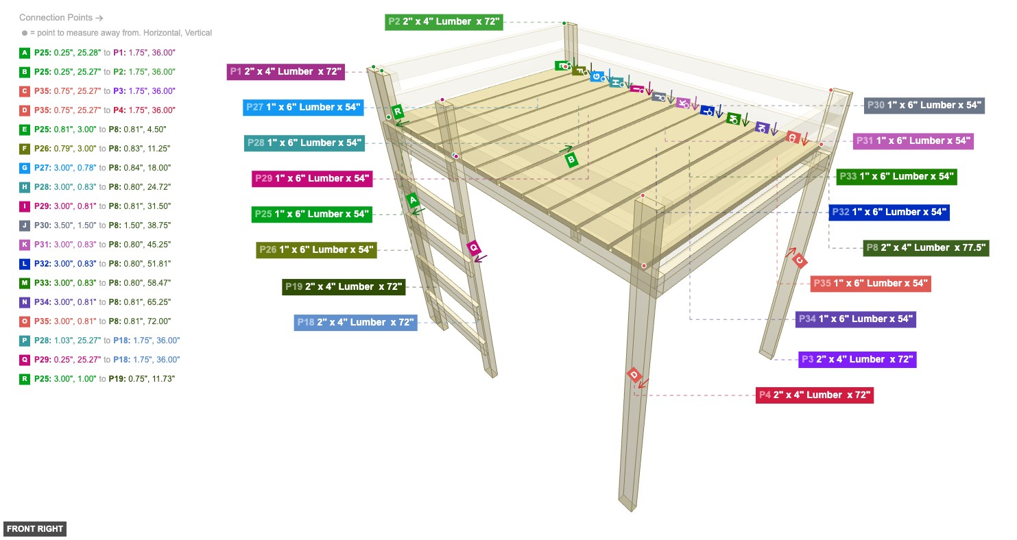 Assembly of Bed Slat Installation - front_right