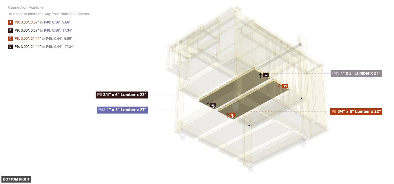 Assembly of Upper Middle Shelf Level 1 Boards - bottom_right