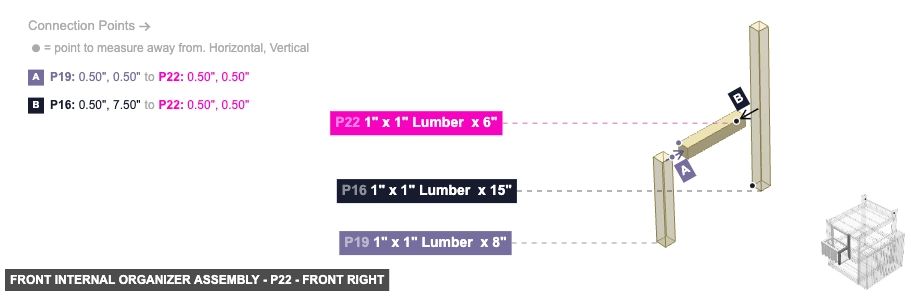 Front Internal Organizer Assembly - Part 1