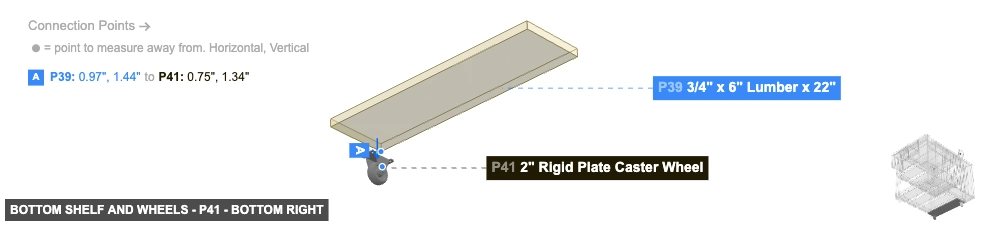 Bottom Shelf and Wheels - Part 2