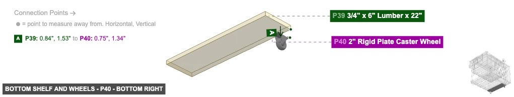 Bottom Shelf and Wheels - Part 2