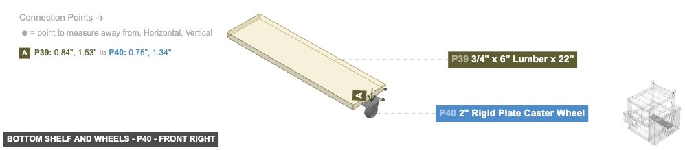 Bottom Shelf and Wheels - Part 2