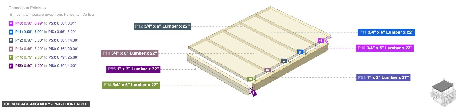 Top Surface Assembly - Part 1