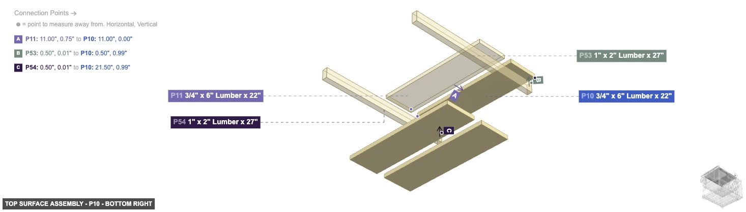 Top Surface Assembly - Part 3/4