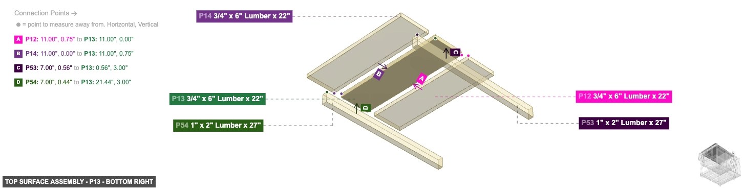 Top Surface Assembly - Part 3/4