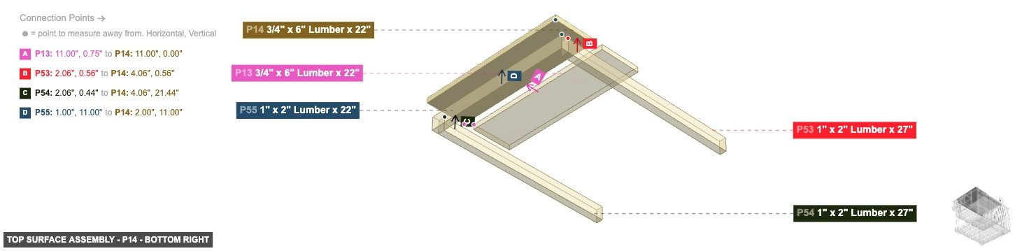 Top Surface Assembly - Part 3/4