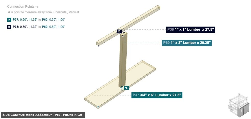 Side Compartment Assembly - Part 1