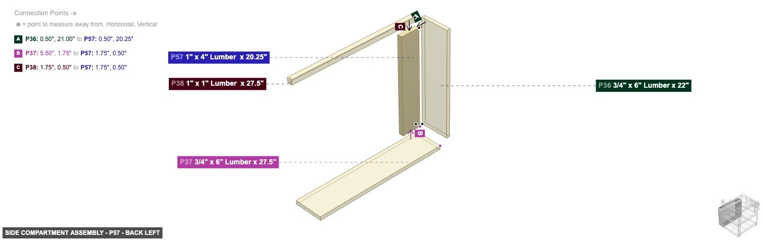 Side Compartment Assembly - Part 1