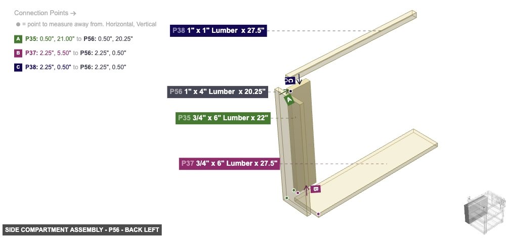 Side Compartment Assembly - Part 1