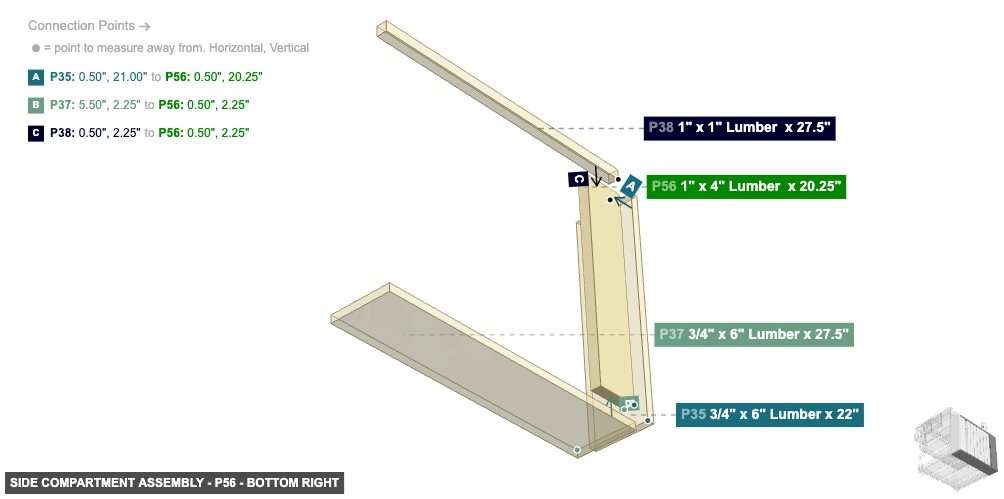 Side Compartment Assembly - Part 1