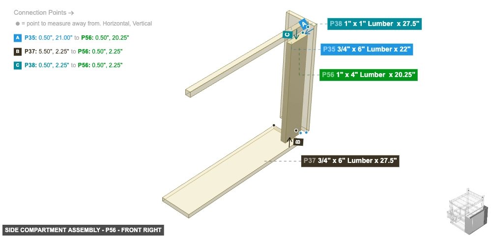 Side Compartment Assembly - Part 1