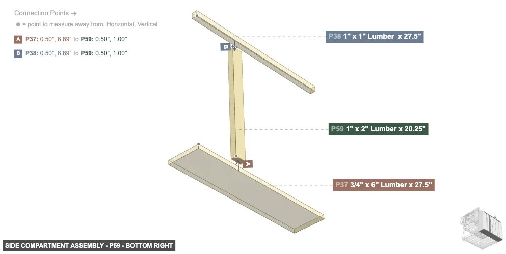 Side Compartment Assembly - Part 1