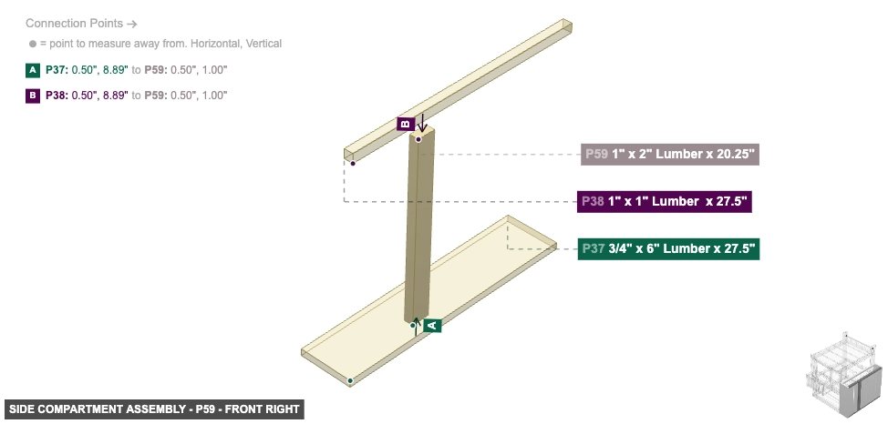 Side Compartment Assembly - Part 1