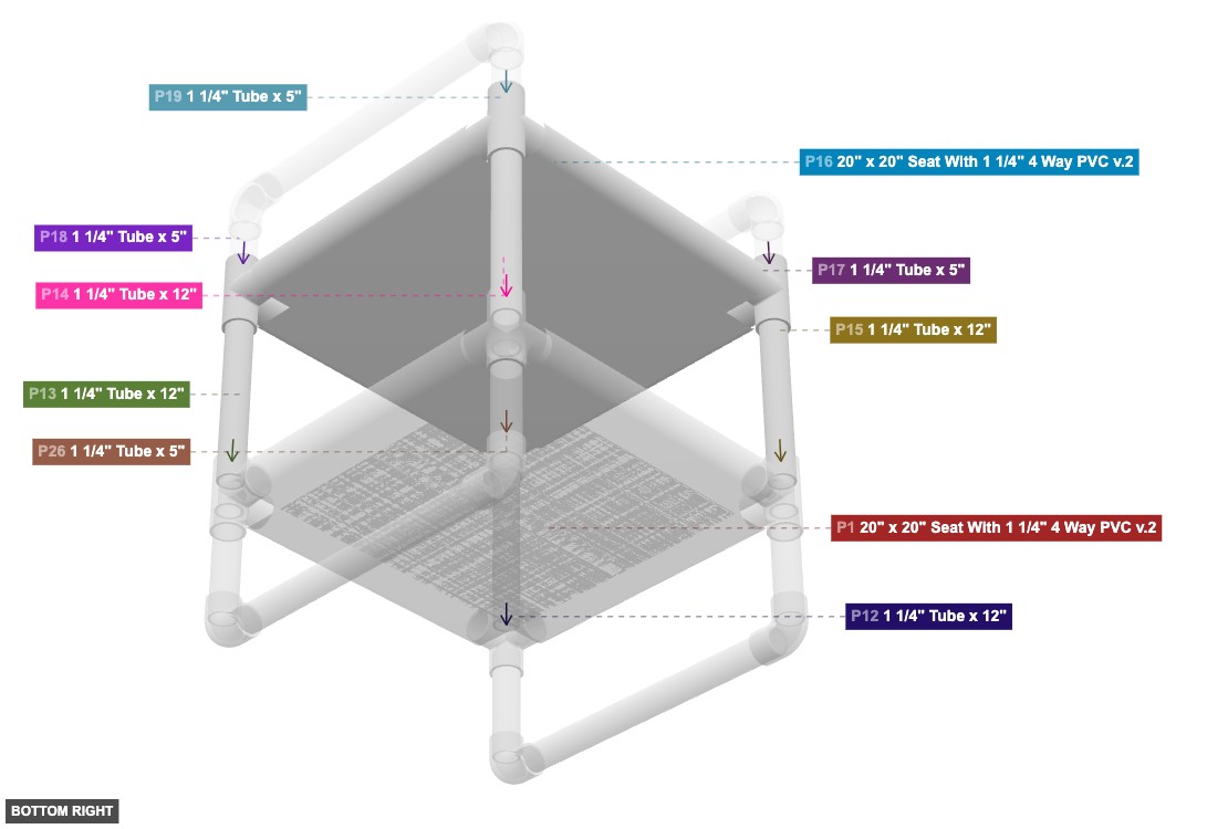 Assembly of Mid-Section and Upper Platform Assembly - bottom_right