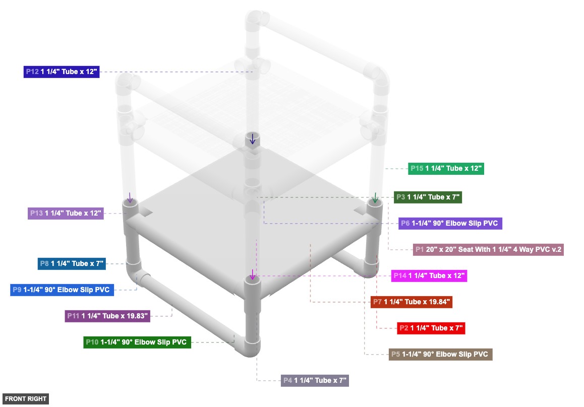 Assembly of Lower Bed Assembly - front_right