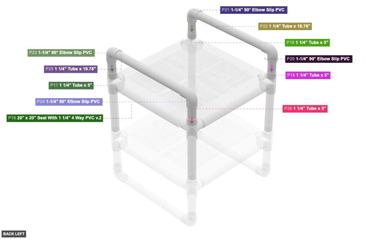Assembly of Upper Frame Assembly - back_left