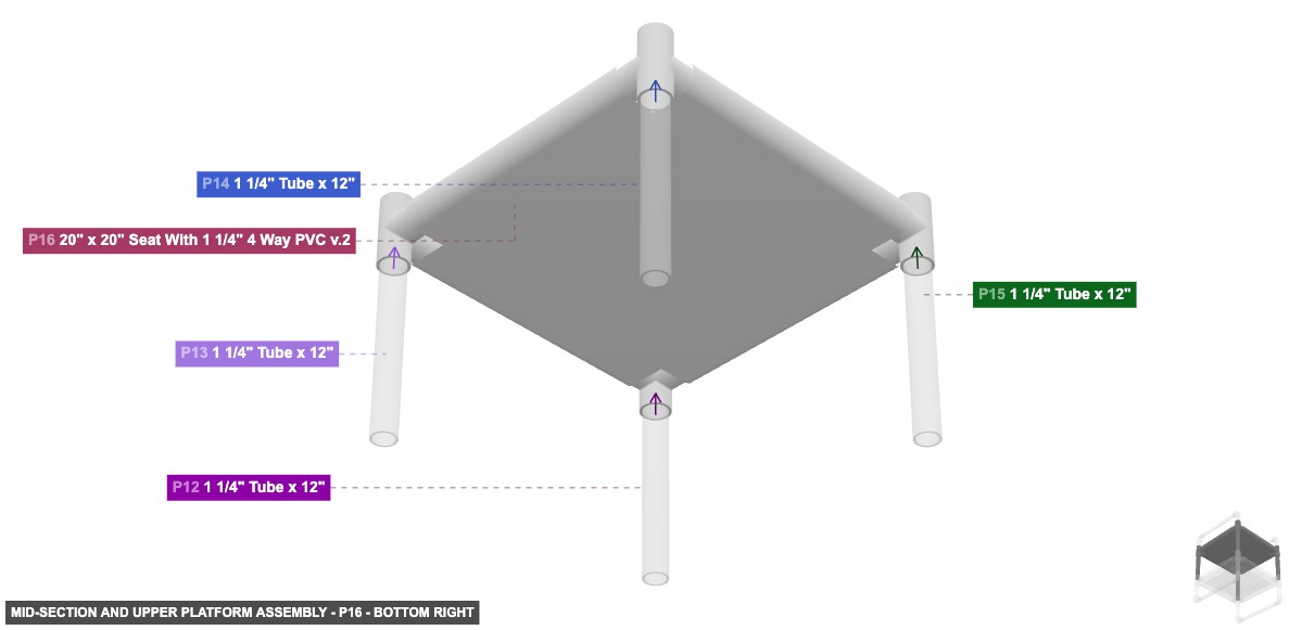 Mid-Section and Upper Platform Assembly - Part 20