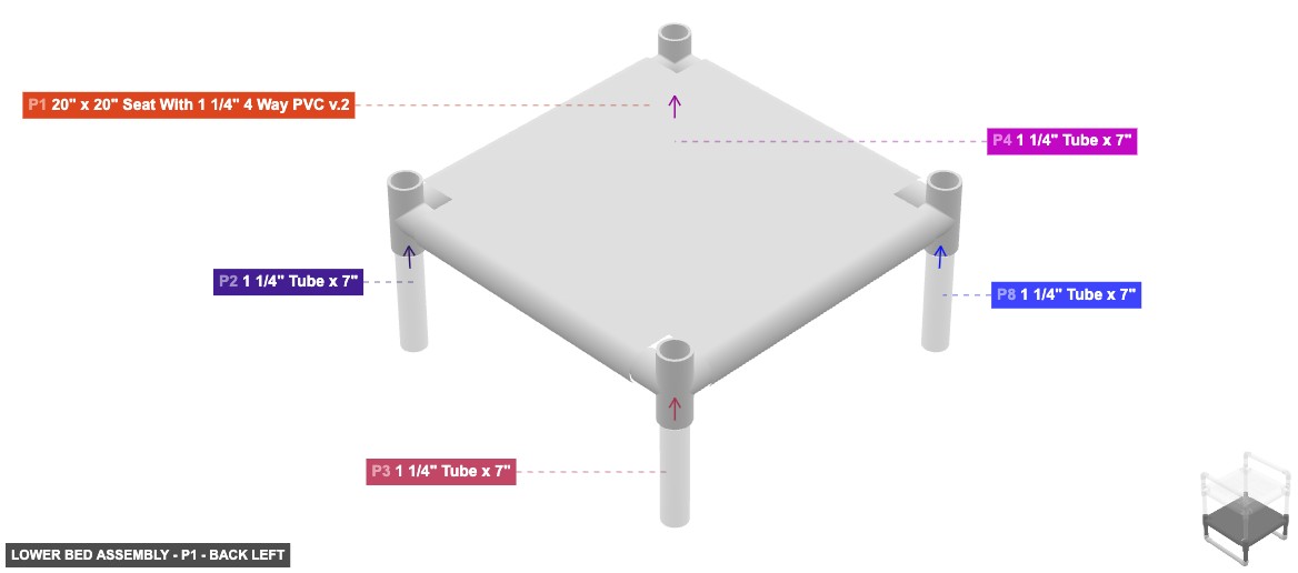 Lower Bed Assembly - Part 20