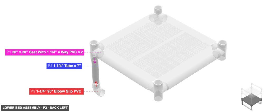 Lower Bed Assembly - Part 1 1/4