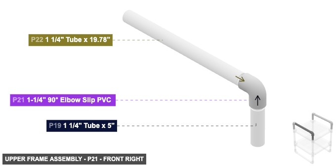 Upper Frame Assembly - Part 1-1/4