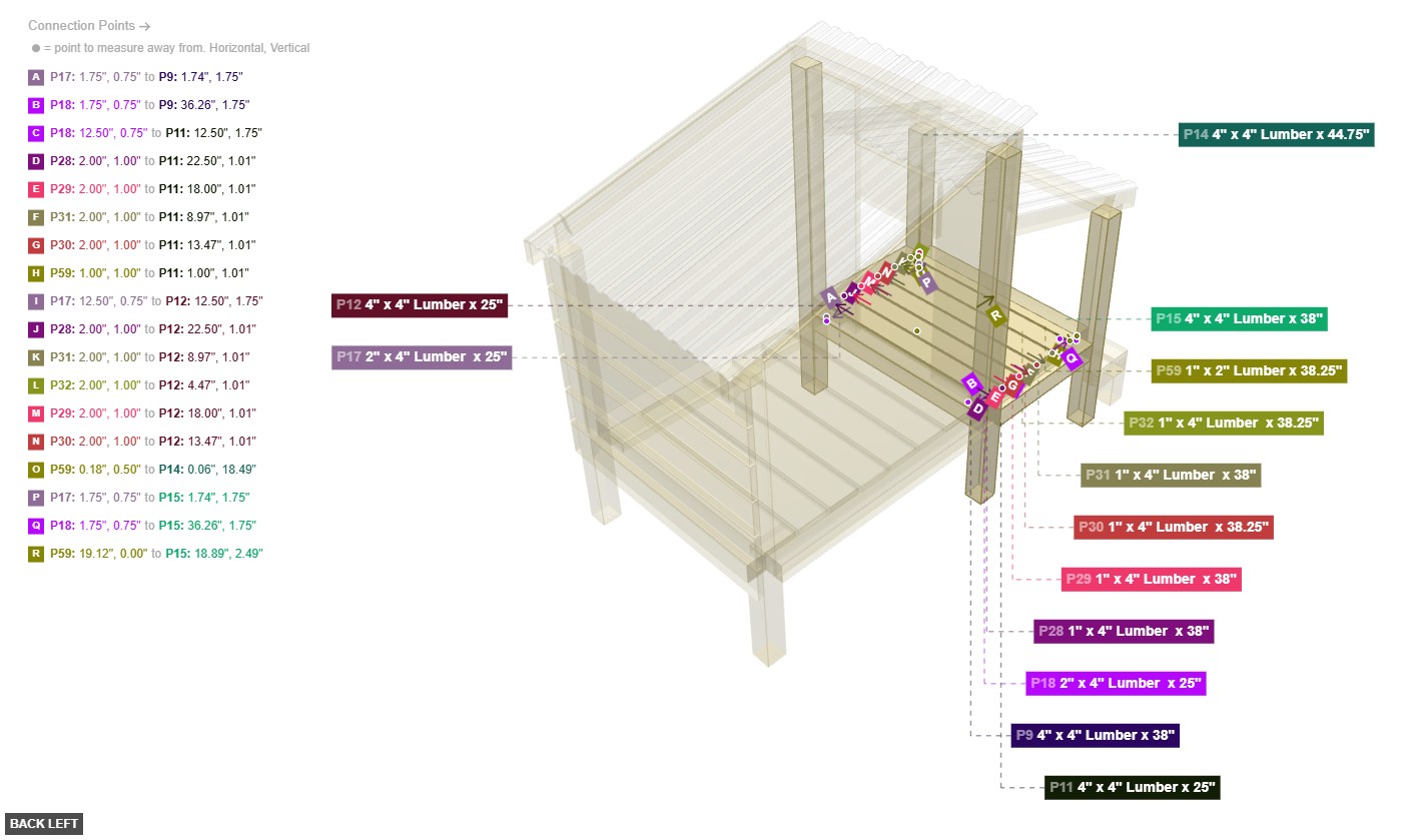 Assembly of Porch Decking Assembly - back_left