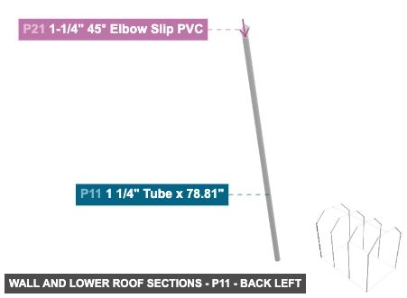 Wall and Lower Roof Sections - Part 1 1/4
