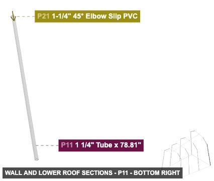 Wall and Lower Roof Sections - Part 1 1/4