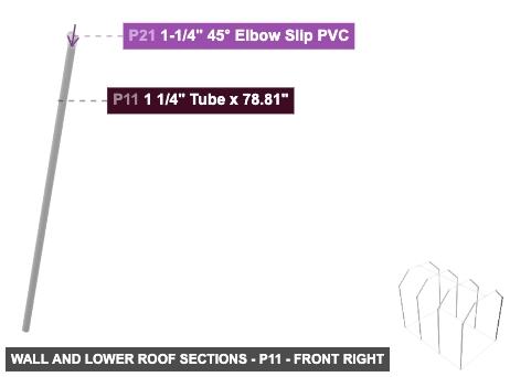 Wall and Lower Roof Sections - Part 1 1/4