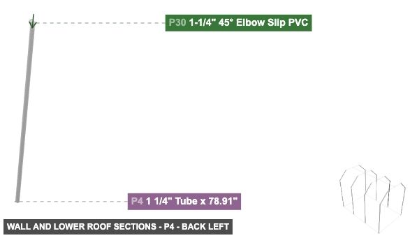 Wall and Lower Roof Sections - Part 1 1/4