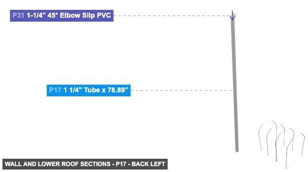 Wall and Lower Roof Sections - Part 1 1/4