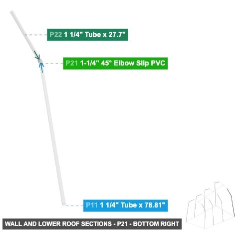 Wall and Lower Roof Sections - Part 1-1/4