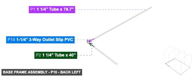 Base Frame Assembly - Part 1-1/4