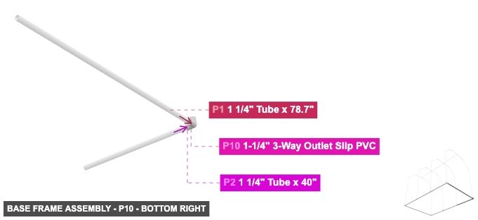 Base Frame Assembly - Part 1-1/4