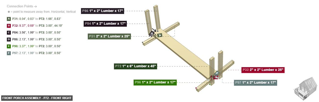 Front Porch Assembly - Part 1
