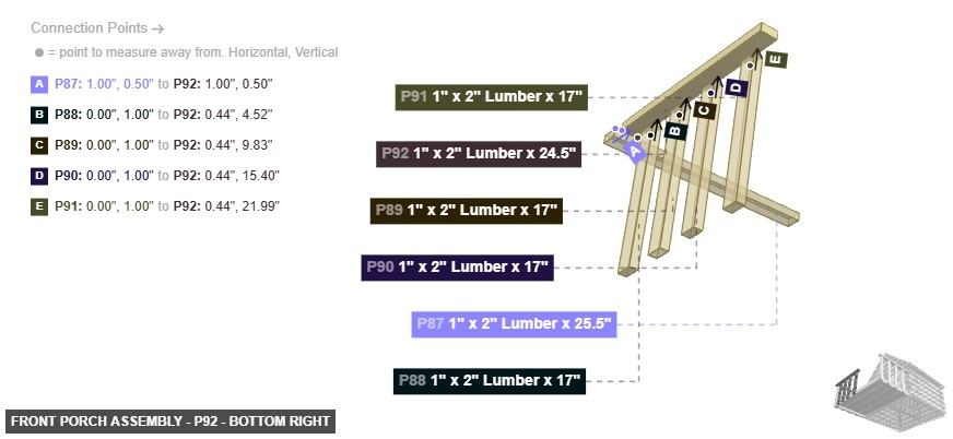 Front Porch Assembly - Part 1