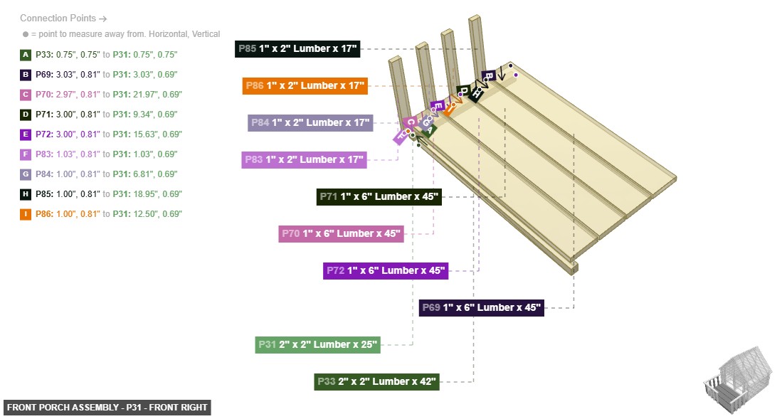 Front Porch Assembly - Part 2