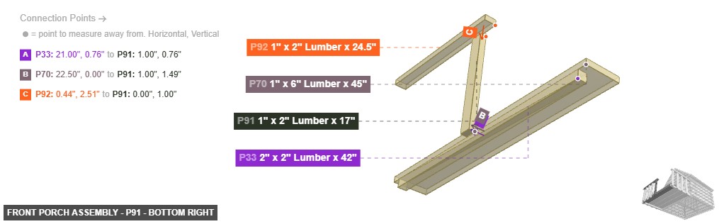 Front Porch Assembly - Part 1