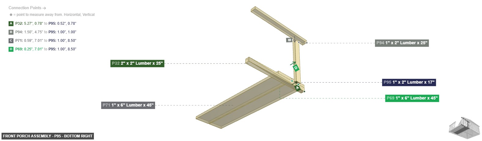 Front Porch Assembly - Part 1