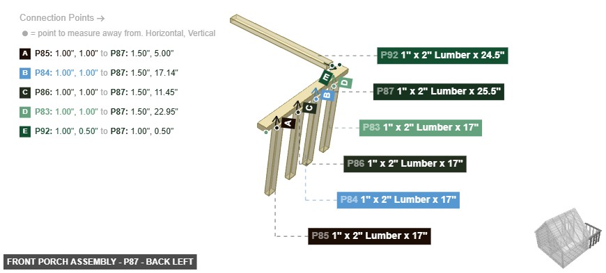Front Porch Assembly - Part 1