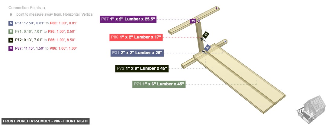 Front Porch Assembly - Part 1