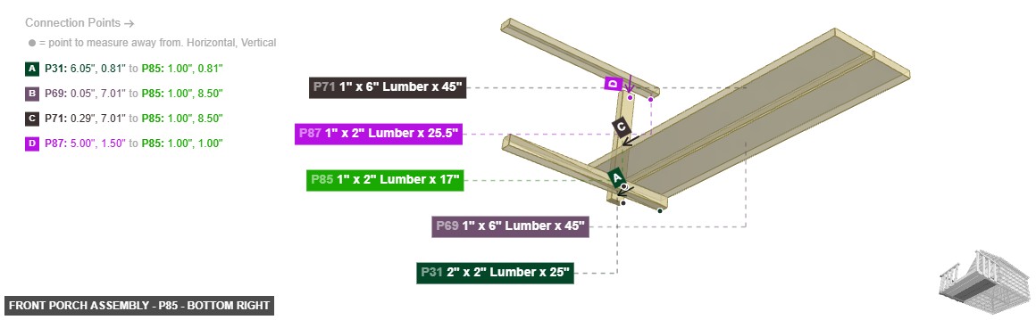 Front Porch Assembly - Part 1