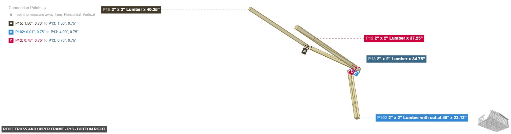 Roof Truss and Upper Frame - Part 2