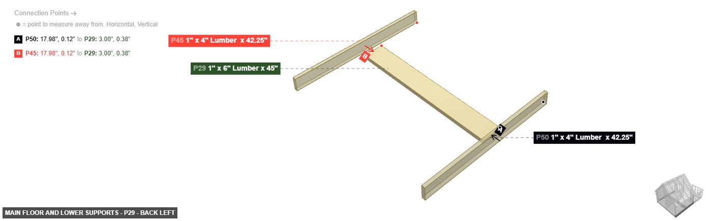 Main Floor and Lower Supports - Part 1