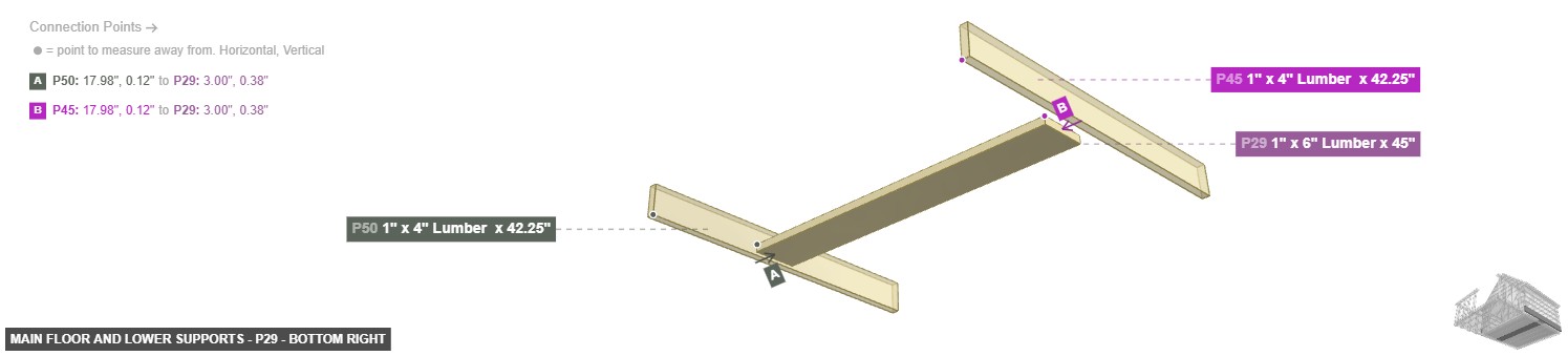 Main Floor and Lower Supports - Part 1