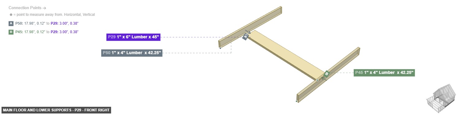 Main Floor and Lower Supports - Part 1