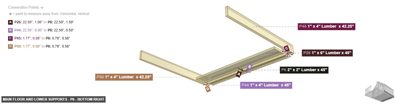 Main Floor and Lower Supports - Part 2