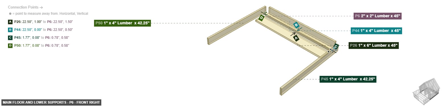 Main Floor and Lower Supports - Part 2