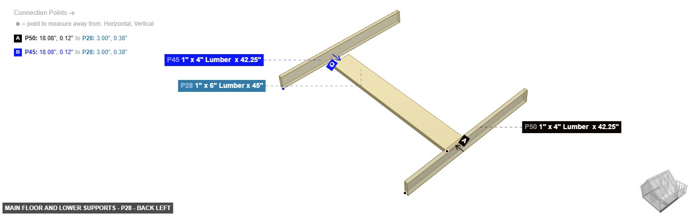 Main Floor and Lower Supports - Part 1